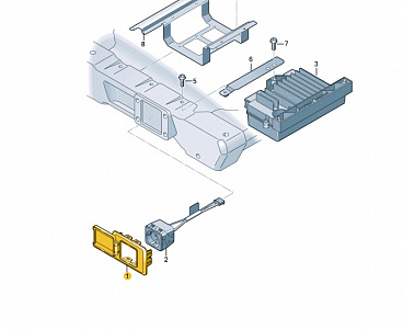 Накладка розетки 230V VAG