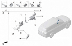 Компонент G педали тормоза